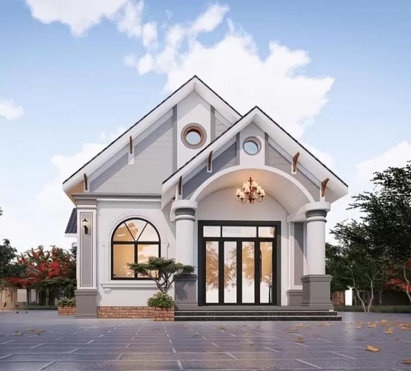 Thi công nhà mái thái Hóc Môn - Xây Dựng Lộc Quang